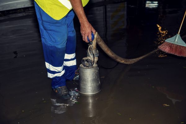 Basement Flood Pump Repair